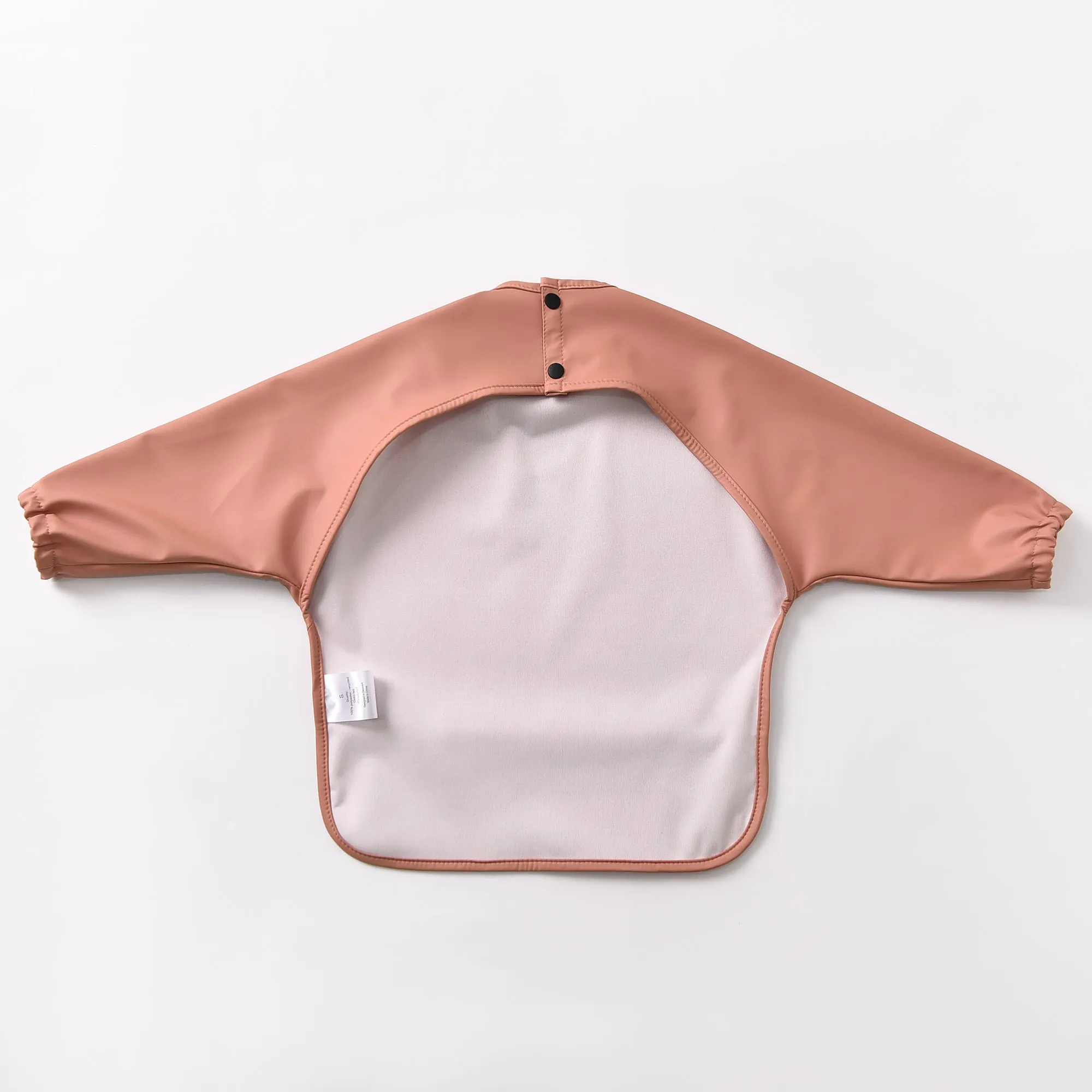 Waterproof Long Sleeve Baby Smock Bib in Honeycomb